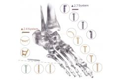 China Orthopedic Implant Bone Fracture Titanium Locking Plate For Hands Foot supplier