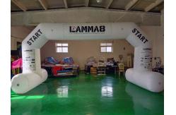 China Outdoor Event Inflatable Finish Arch Waterproof With Custom Printing supplier