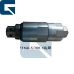 Safety Excavator Relief Valve SK100-5 SK200-6 YN22V00002F1/2/3 YN22V00029F1 for sale