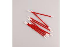 China Double Round Heads Polyester Swab For Electronics Clean 100PCS supplier