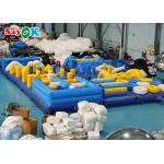 Digital Pringting Commercial Bounce House 36ft Kids Land Inflatable Obstacle Course Game Equipment for sale