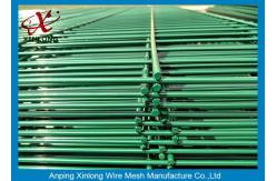 China PVC Coated  656 / 868 Double Loop Wire Fencing For Public Road Protection supplier