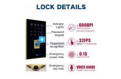China Dual Alarm Simple Design Smart Box Safe Bedside Table Thickened Bolts supplier