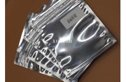 China Shiny Silver Anti Static Poly Bags , Static Dissipative Bag With Zipper supplier