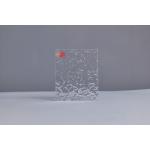 High Clear Transmittance 2-12mm Ribbled Striped Textured Acrylic Sheet for sale