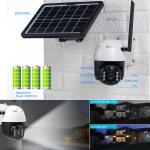 Solar IP Camera 4G Dome Camera Horizontal 330 degree 20metres Night Version for sale