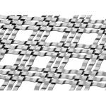 Furniture Cabinetry Designs Architectural Metal Mesh Weaved With 1.2x3.5mm Wire