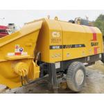 Sany 2019 Used Concrete Trailer Pump HBT60C 65m3/H With Diesel Engine for sale