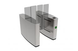 China Full Height Sliding Turnstile Gate Intelligent RFID Card Reader Entrance Quick Pass supplier