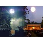 400Watt LED Event / Helium Moon Balloon Lights With Spherical Printed Envelope 4x200w