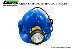 China 348lum 25000lux 10.4Ah Lithium Battery Coal Miners Headlamp supplier