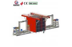 China Adjustable Rotating Speed Shuttle Rotomolding Machine For Industrial Applications supplier