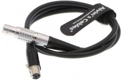 China XLR 4 Pin Female 80cm Camera Power Cable For Glidecam Monitor supplier