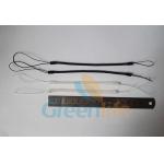 Slim and Thin Safety Spring Coil Cable with Black Nylon String Loop on Two Sides for Pen Safety for sale