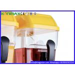 Beverage Double Bowl Fruit Juice Dispenser With Different Flavors 18 Liter
