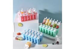 China Popsicle Molds 6 Pieces Silicone Ice Pop Molds BPA Free Ice Pop Maker supplier