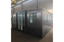 China Double Winged Foldable Container House Durable Sandwich Panel Steel Container Buildings supplier
