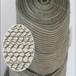 Stainless Steel Gi 0.23mm Knitted Wire Mesh 500mm Width Cutting Edge Treatment for sale
