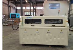 China 220V 60Hz SMT Wave Soldering Machine Lead Free With PLC Touchscreen Control supplier