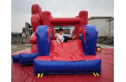 China Commercial Spiderman Inflatable Bouncy Castle Slide Full Printing Combi Bouncer supplier