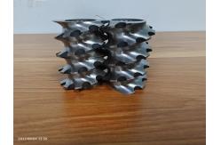 China Twin Screw Threaded Extruder Block Twin Screw Elements   12 - 300mm supplier