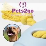 Rubber Material 128X51mm Food Leakage Pet Chew Toys for sale