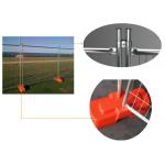 Galvanized Steel Removable Wire Mesh Fence , Temporary Security Fencing for sale