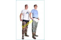 China FQT1903 Forest-Camouflage PVC Skidproof Underwater Outdoor Fishing Waders with Rain Boots supplier