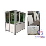 Portable Window 2M Steel Prefab Security Guard House Flexible for sale