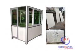 China Portable Window 2M Steel Prefab Security Guard House Flexible supplier
