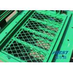 Green Powder Coated 1.5M Depth 60 Stackable Steel Pallets
