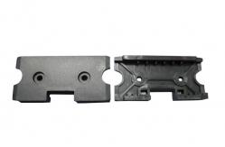 China Mercerizing Machine Carbon Fiber Slider , Black Chain Lubricating Board supplier