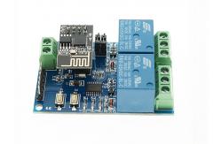 China ESP8266 5V Dual WiFi Relay Module , IOT Smart Phone App Controlled Relay supplier