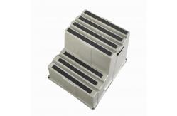 China Heavy Duty Plastic Step Stool With 500 Lbs Weight Capacity 12 Inches Height supplier