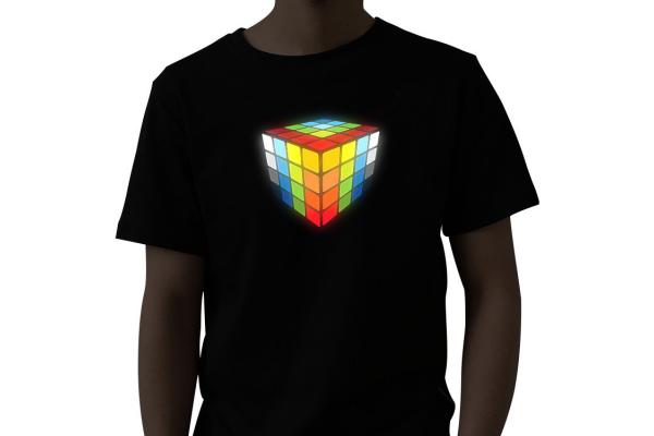 Summer Sound Activated LED T Shirt Equalizer Light Up Flashing