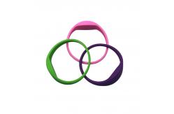 China Adjustable RFID Hotel Wristbands NFC Chip Armband 213/216/M1 High Frequency supplier