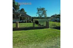 China Standard Size Tubular Steel Fence Easy Fit supplier