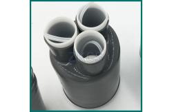 China 3 Finger Light Grey Silicone Rubber Cable Breakout Boots  Breakout Cable accessories supplier