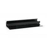                    PVC Rigid Profile Glossy Black ABS PP Pet Nylon Extrusion Plastic              for sale