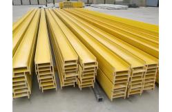 China Smooth Treated Fibreglass I Beam With Strong Lightweight Performance supplier