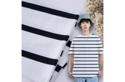 China Soft And  Environmental Friendly Skin-Friendly Striped Knit Fabric For Tracksuit supplier