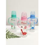 Odorless BPA Free Double Handle PP Newborn Baby Feeding Bottle for sale