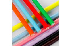 China Dye Free Decorative Paper Drinking Straws CE Certificated No Polluting supplier