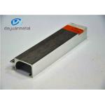 Alloy 6063-T5 Silver  Brushed Aluminium Extrusion Profile For Cabinet Decoration for sale