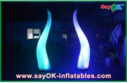 China 2M High Festival Event Decorative Inflatable Cone With Led Advertisment supplier