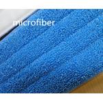 Microfiber Wet Mop Heads 13 * 49cm Twisted 480gsm Absorbent  Nylon Self-adhensive Mop Pad for sale