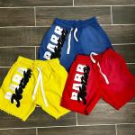 Custom Applique Embroidered Patches Distressed Heavyweight Sun Faded Streetwear Jogging Acid Wash Vintage Raw Hem Men's Shorts for sale
