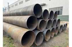 China SAWH Pipe Welded Spiral Pipes 6mtr - 18mtr Length For Equipment Fabrication supplier