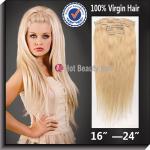 Blonds Remy Silky Straight Wave Virgin Human Hair Extensions 18 For Female for sale