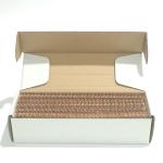 Bronze 0.8mm Thickness Metal Double Wires After Printing Spiral Binding Wires for sale